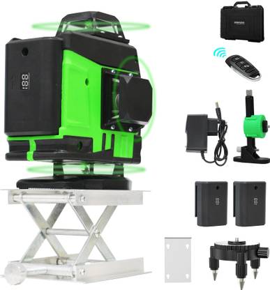 Omada 16 Lines Self Leveling Laser Level 4 x 360° 4D Green Cross Line Professional Laser for Construction Non-magnetic Line Level