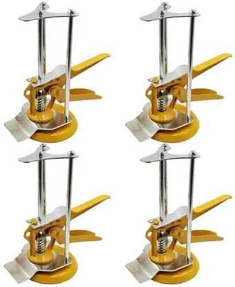 Godavari Tile Lifting Adjuster Leveler PACK OF 4 Tile Lifting Adjuster Positioner Leveler Non-magnetic PACK OF 4 Magnetic Line Level