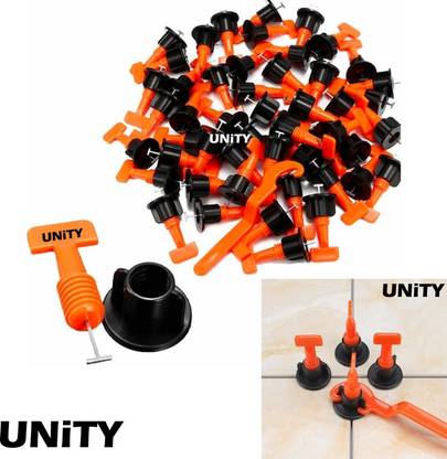 GETANYWAY Reusable Tile Leveling System 50 PCS Kit For Tiles Installation Flooring / Wall Reusable Tile Leveling System 50 PCS Kit For Tiles Installation Flooring Non-magnetic Post Level