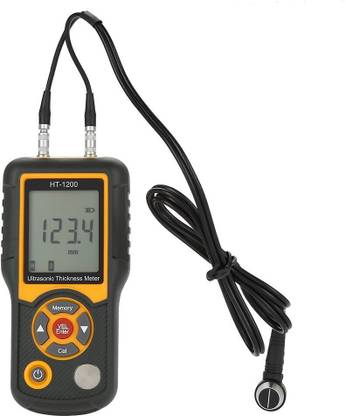 MxRady HSETIN HT-1200 Digital Ultrasonic Thickness Meter LCD Display Measuring Tool 1.2~225mm LCD Digital Meter Tester Non-magnetic Line Level