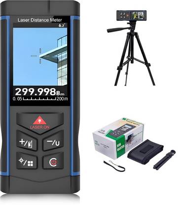 XPR3SS 200m(656 Feet) Camera Assisted 800mAh Rechargeable Outdoor Laser Distance Meter Angular Measure Range Finder Digital Measuring Device Rangefinder With Camera. Non-magnetic Electronic Level