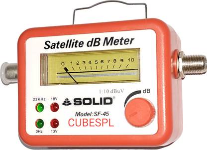 GoodsBazaar Satellite DB Meter SOLID SF-45 Satellite Finder DB Meter Satelite Meter Dish Gain Magnetic Engineer's Precision Level