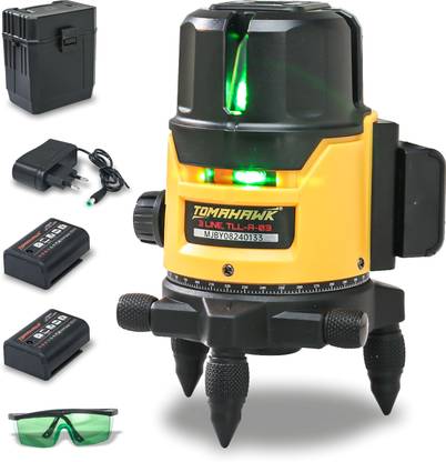 Tomahawk Self Leveling 3 Line Laser Non-magnetic Engineer's Precision Non-magnetic Engineer's Precision Level Non-magnetic Engineer's Precision Level