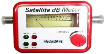 GoGo point SF- 45 & 48 Analogue Satellite Signal Finder DB Meter For Full HD DTH Network Setting Satellite Finder For All DTH Cable TVS Non-magnetic Electronic Level (8 cm) Satellite Finder For All DTH Cable TVS नॉन-मैगनेटिक इलेक्ट्रॉनिक स्तर