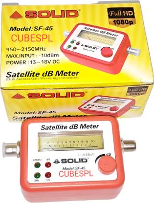 CUBESPL Satellite DB Meter SOLID SF-45 Satellite Finder DB Meter Satelite Meter Dish Gain Magnetic Electronic Level