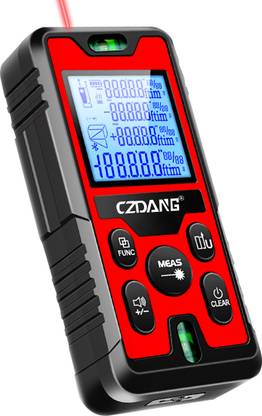 ZITRONIX Laser Measuring Device 393ft LCD Backlit Infrared Meter USB Laser Measuring Device 393ft LCD Backlit Digital Distance Meter Dual Bubble Non-magnetic Electronic Level