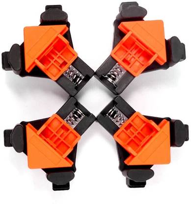 NITYA 90 Degree Corner Clamp, 4PCS Adjustable Single Handle Lever Tool