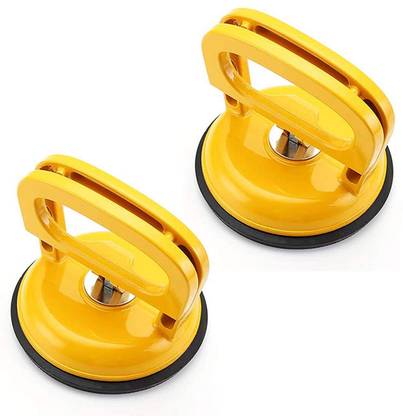uptodatetools 2 Pack Glass Suction Cup Aluminum Vacuum for Glass Tiles Mirror Granite Lifting Lever Tool