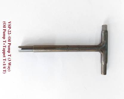 VIRATTOOLS Oil Pump Gear Open T Multiple Use (3 Way) (Oil Pump + Tappet-T +1/4-T Lever Tool