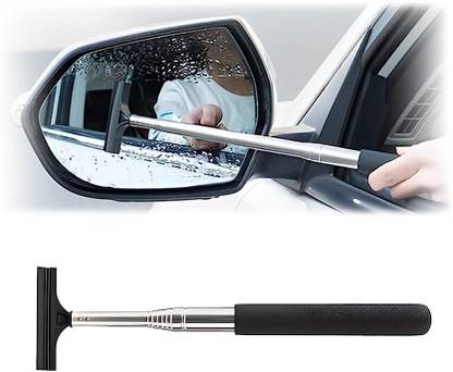 HASTHIP Car Rearview Mirror Wiper, 8.5 inch Retractable Rain Wiper for Rearview Mirror Lever Tool