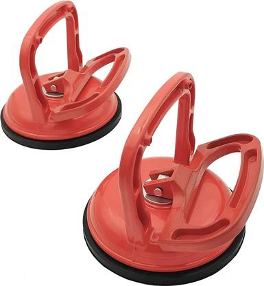 uptodatetools 2 Pack Aluminum Glass Suction Cup to Lift Large Glass,Vacuum Plate Dent Puller Lever Tool