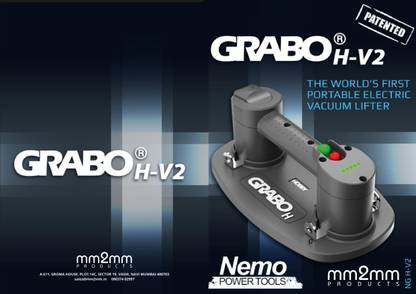 Grabo New Type Portable Battery H V2 Electric Vacuum Suction Cup Lever Tool