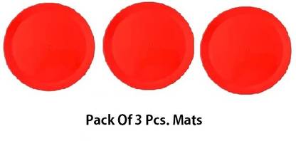 Milestouch Pack of 3 Mats Silicon Microwave Mat Heat Resistant 230c (3) 5 inch Lid Set