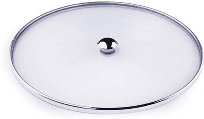 ONTOMO Stainless Steel Milk Net Cover (Set of 1) 10 inch Lid, Pack of 1