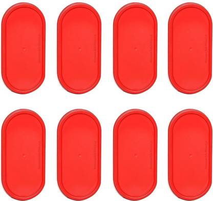 Cutting EDGE Modular Containers Lids Compatible with Cutting EDGE Containers Only, Pack of 8 7.4 inch, 3.7 inch Lid Set, Pack of 8