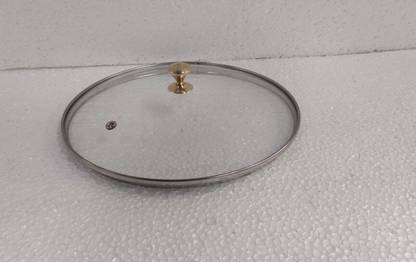 Indian Art Villa Glass Handi Lid 10" 10 inch Lid, Pack of 1