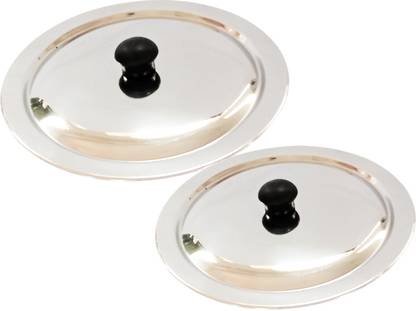 starLinks Stainless steel lid 23.5cm, 21.0cm (M3,4) 9.25 inch, 8.25 inch Lid Set, Pack of 2