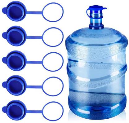 Zibuyu Universal Silicone Cap for 3 to 5 Gallon Water Bottles 5 inch Lid Set, Pack of 1