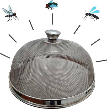 SUBHAM Mesh Dome Cover | Food Net, 304 Grade | Multipurpose Dish/Fruit/Vegetable Cover 13 inch Lid, Pack of 1