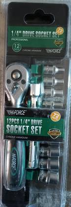 Saniya 12 pes 1/4 Steel Light Socket