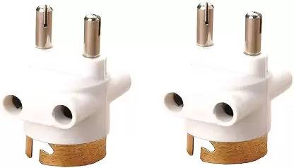 Durga Enterprises 2 Pin Parallel Adapter Plastic Light Socket