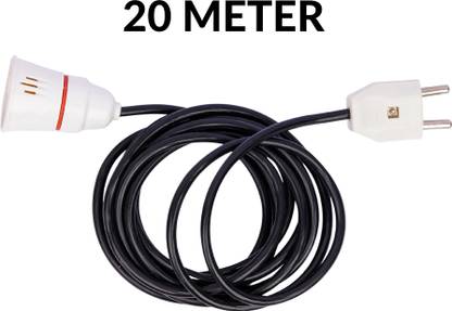 JELECTRICALS Bulb Holder With Wire - 20 Meter Long Wire Copper Light Socket