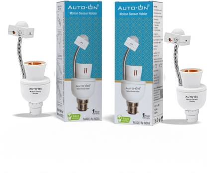 auto-on Light Sensor Fixture (0.3 Watts) (Convert Bulb to Automatic) (Electricity Saver) 0.1 hrs Bulb Emergency Light