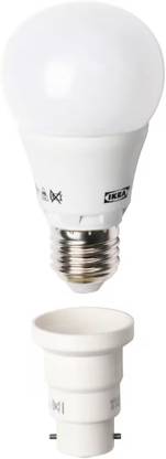 IKEA Digital Shoppy B22 to E27 bulb converter with B22 470 Led Bulb Polyester, Plastic Light Socket