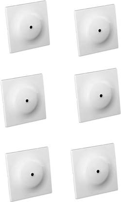 PM Cona Fresh Modular Ceiling Rose (9781), Pack of 6, Polypropylene Light Socket