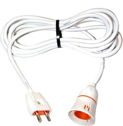 JELECTRICALS Bulb Holder With Flexible Wire & 2 Pin Plug For Multipurpose Use 5 Meter Plastic Light Socket