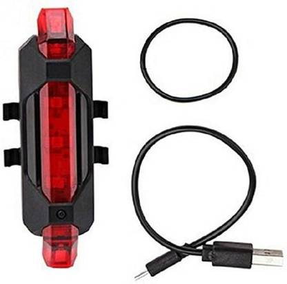 Gymisa Bicycle Rear Light 5 LED USB Rechargeable Waterproof LED Rear Break Light