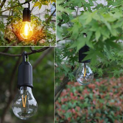 FITUP ™Camping Lamp T01 Hanging Camping Lamp Unbreakable Waterproof Rechargeable LED Camping Light 400mAh 100LM Type-C USB Rechargeable Waterproof Led Light