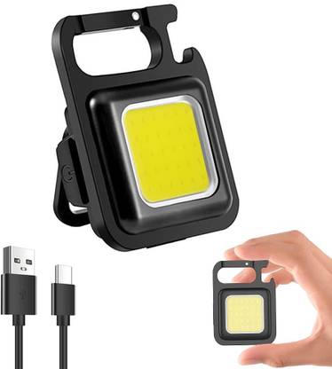 MHAX Magnetic Base & Folding Bracket Mini_COB Rechargeable_Multifunctional Keychain LED Lantern