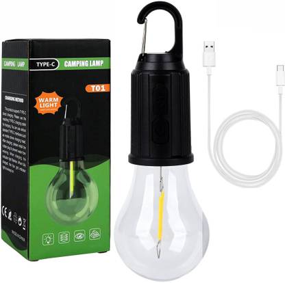 স্পেরো Unbreakable Hanging Clip Bulb 3 Modes Tent Lamp Emergency Light LED Bulb LED লেণ্টাৰ্ণ