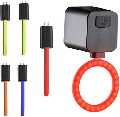 SHIVEXIM Bicycle Running Water Light 6 Replaceable LED Strips Night Riding Cycling LED Rear Break Light