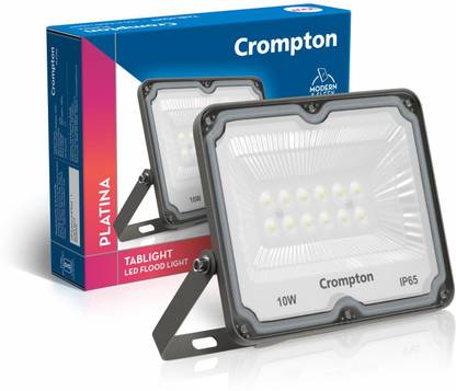 Crompton LDFLTAB10CDL-Pack of 1 Flood Light Outdoor Lamp