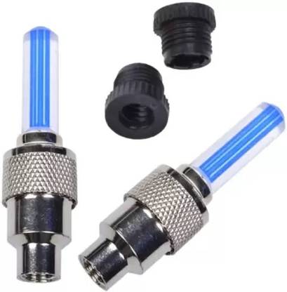 Akp Cycle Tyre Valve Light Bike Wheel Valve Light LED Wheel Reflectors (Blue) LED Wheel Reflectors