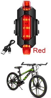 E-Shoppe Cycle Rear Light (Red) For CYCLUX STING 21 SPEED LED Rear Break Light