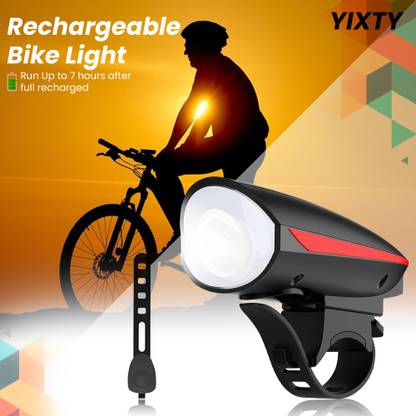 YIXTY Rechargeable Bicycle Headlight Road Mountain City Commuting Safety Flashlight LED Front Light