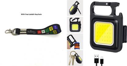 EasyToBuy Small LED Flashlight 800 Lumens COB Rechargeable Keychain Flashlight LED Front Light
