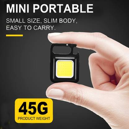 nunki trend Keychain LED Light Magnetic COB Light for Fishing 4 Light Modes Walking LED Front Light