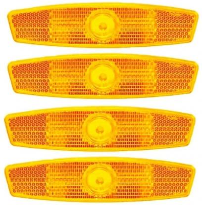 CYCLOWN 4 PCS FRONT & REAR CYCLE REFLECTOR LIGHT LED Front Rear Light Combo