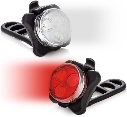 Strauss Usb Rechargeable Cycle Light Set | Bicycle Headlight | Cycle Back Light LED Front Rear Light Combo