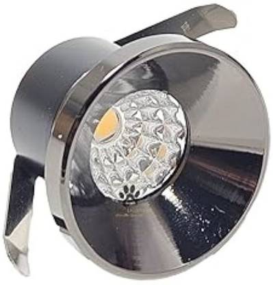 FootPrint Exim 3 Watt Deep Cob Button Led Light ( Pack Of 2) LED Spot Light