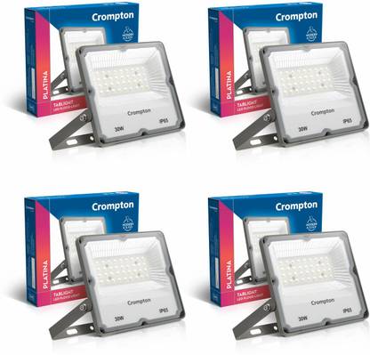 Crompton LDFLTAB30CDL-Pack of 4 Flood Light Outdoor Lamp