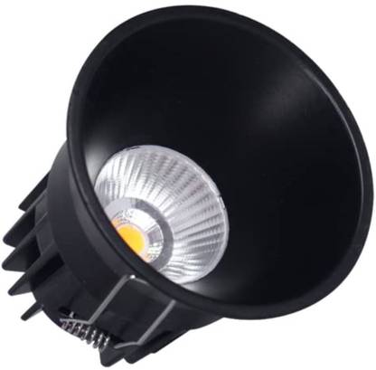FootPrint Exim 7 Watt Deep Cob Led Light - Black Body Ceiling Light for Indoor Lighting LED Spot Light