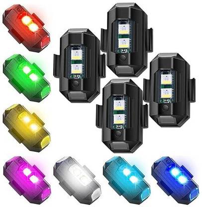 GJSHOP Smart Safety Signal Waterproof for Motorbike Helmet Drone Bicycle Toys LED Rear Break Light
