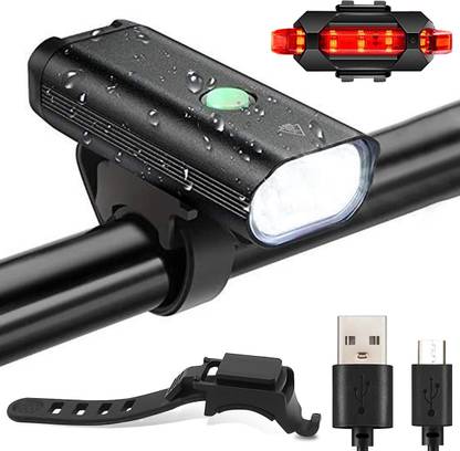 SUPVOX Bike Light with Cycle Tail Light for Bike Rechargeable 400 Lumen Super Bright LED Front Light