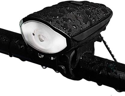 SPOKEFOX USB Rechargeable, Waterproof Cycle Bright LED Headlight / Front Light with Horn LED Front Light