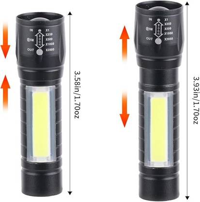 Favoto Rechargeable High Lumens Bright Powerful EDC Flash Lights LED Spot Light